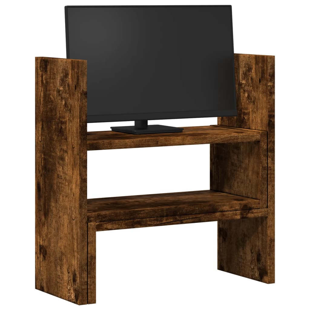 Vidaxx Schreibtisch-Organizer 40 x 17 x 41 cm, verarbeitetes Holz, Farbe geräucherte Eiche