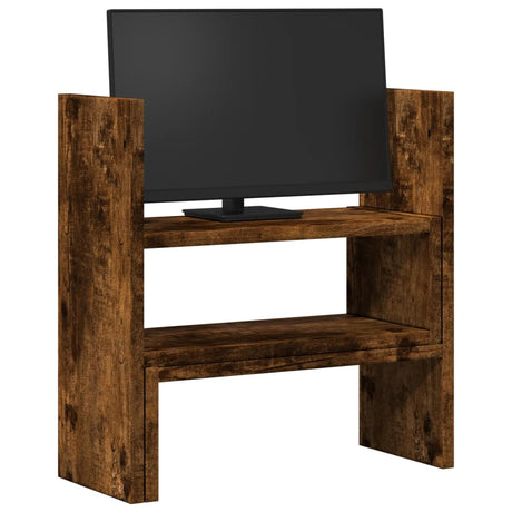 Vidaxx Schreibtisch-Organizer 40 x 17 x 41 cm, verarbeitetes Holz, Farbe geräucherte Eiche