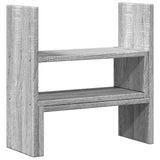 Vidaxx Schreibtisch-Organizer 40 x 17 x 41 cm, Holzwerkstoff, graue Sonoma-Eiche