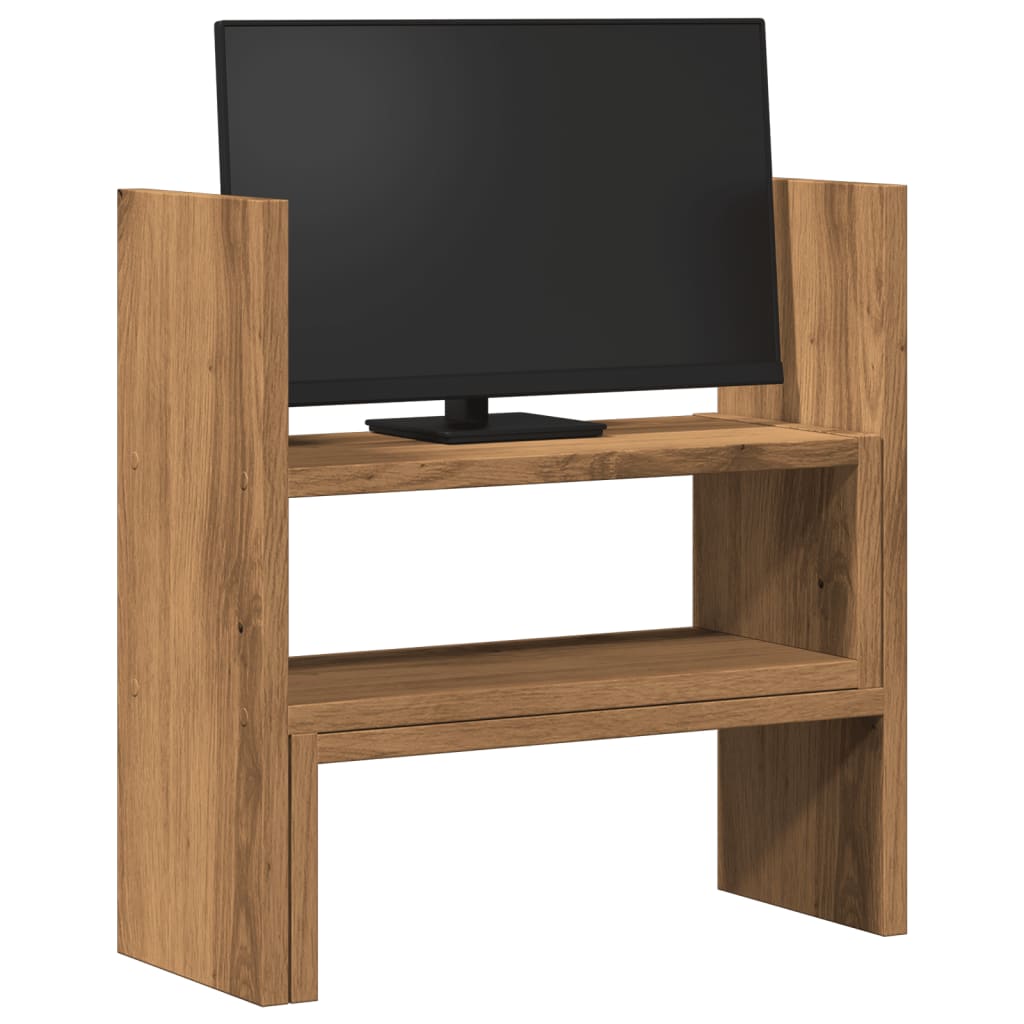Vidaxx Schreibtisch-Organizer 40 x 17 x 41 cm, handgefertigtes Holz, handgefertigte Eiche
