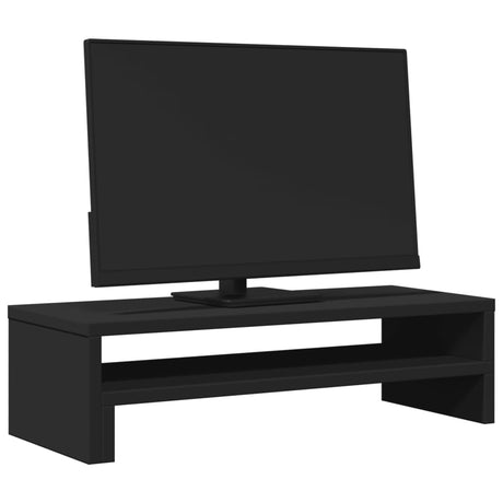 Vidaxx Monitorständer 54x22x15 cm, lackiertes Holz schwarz