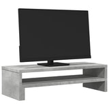 Vidaxxl Monitorständer 54x22x15 cm Holzwerkstoff Betongrau