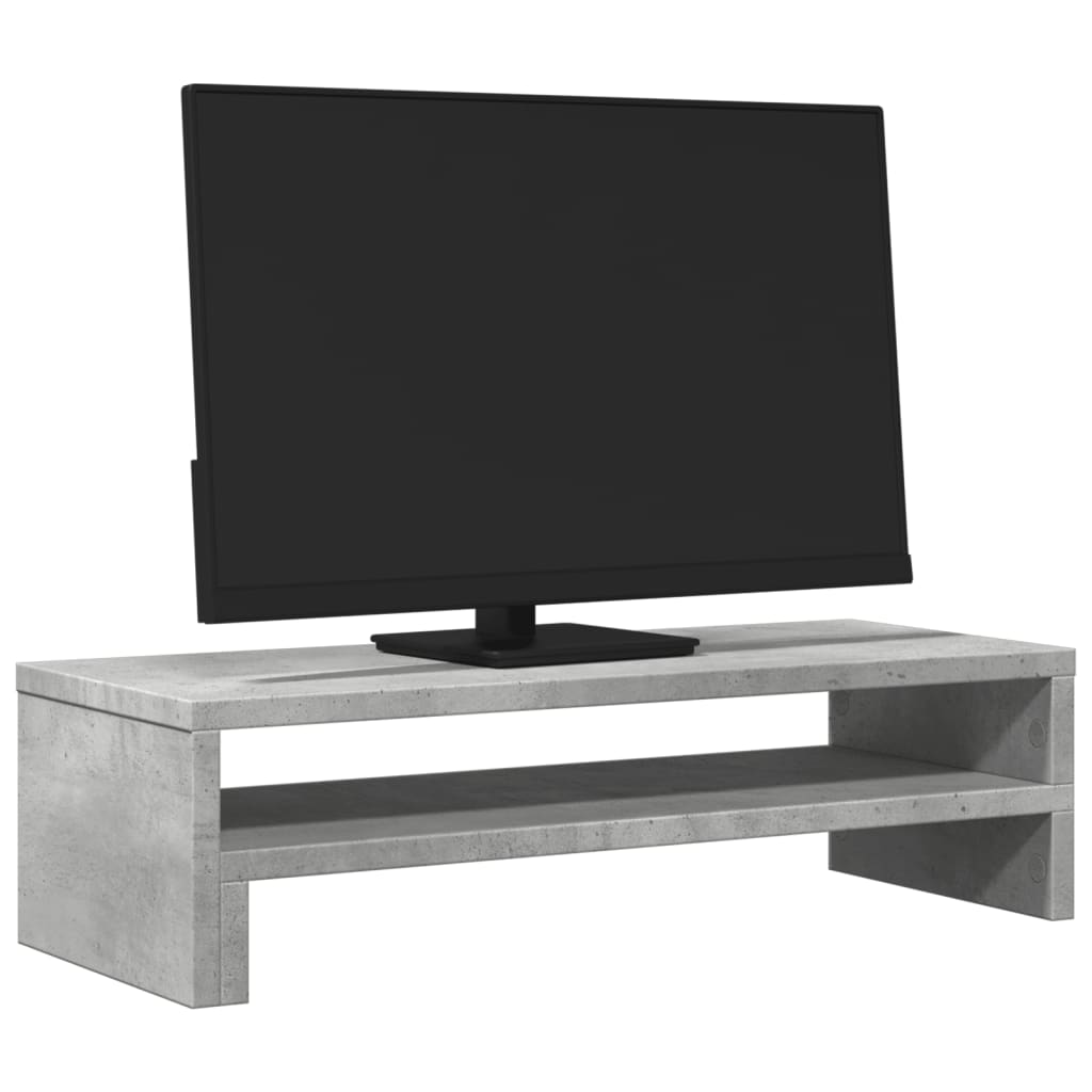 VidaXL monitor standard 54x22x15 cm processed wood concrete price