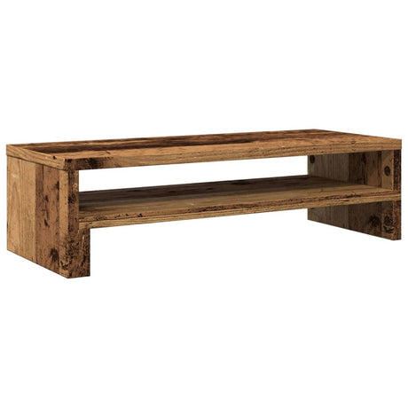 Vidaxxl Monitorständer 54x22x15 cm fertiges Holz, altholzfarben
