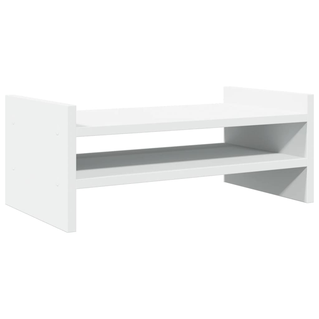 VidaXL Monitorständer 50x27x20 cm Holzwerkstoff weiß