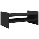Vidaxx Monitorständer 50x27x10 cm, lackiertes Holz schwarz