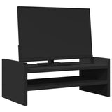 Vidaxx Monitorständer 50x27x10 cm, lackiertes Holz schwarz