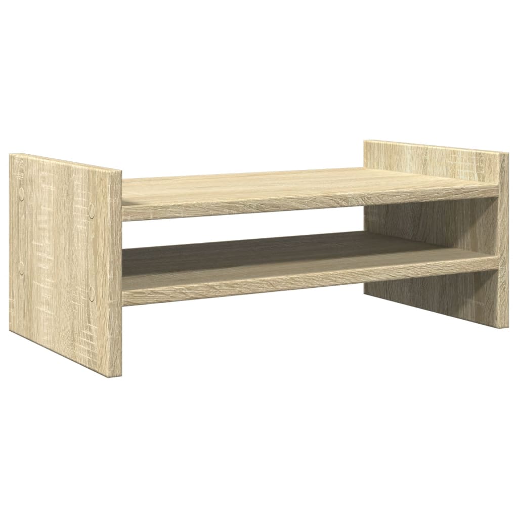 Vidaxl Monitor Stand 50x27x20 cm Behandlet tre Sonoma Oak -farget