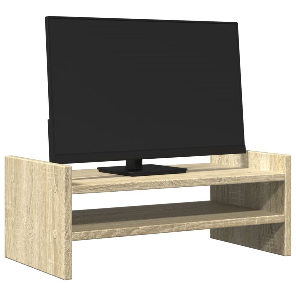 Vidaxl Monitor Stand 50x27x20 cm verarbeitetes Holz Sonoma Eiche -Colored