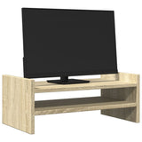 Stojan Vidaxl Monitor 50x27x20 cm Zpracované dřevo Sonoma Oak -