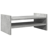 Vidaxxl Monitorständer 50x27x20 cm Holzwerkstoff Betongrau