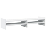 VidaXL Monitorständer 100x27x20 cm Holzwerkstoff weiß