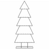 Vidaxl kerstdecoratie kerstboom 150 cm metaal zwart