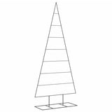 VidaXL Weihnachtsdekoration Weihnachtsbaum 210 cm Metall Schwarz