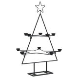 Vidaxl kerstdecoratie kerstboom 75 cm metaal zwart