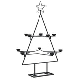 VidaXL Weihnachtsdekoration Weihnachtsbaum 75 cm Metall Schwarz