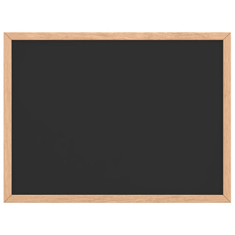 Vidaxl krijtbord met massief grenenhouten frame 40x30 cm zwart