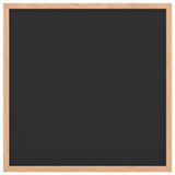 Vidaxl krijtbord met massief grenenhouten lijst 40x40 cm zwart