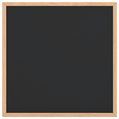 Vidaxl krijtbord met massief grenenhouten lijst 40x40 cm zwart