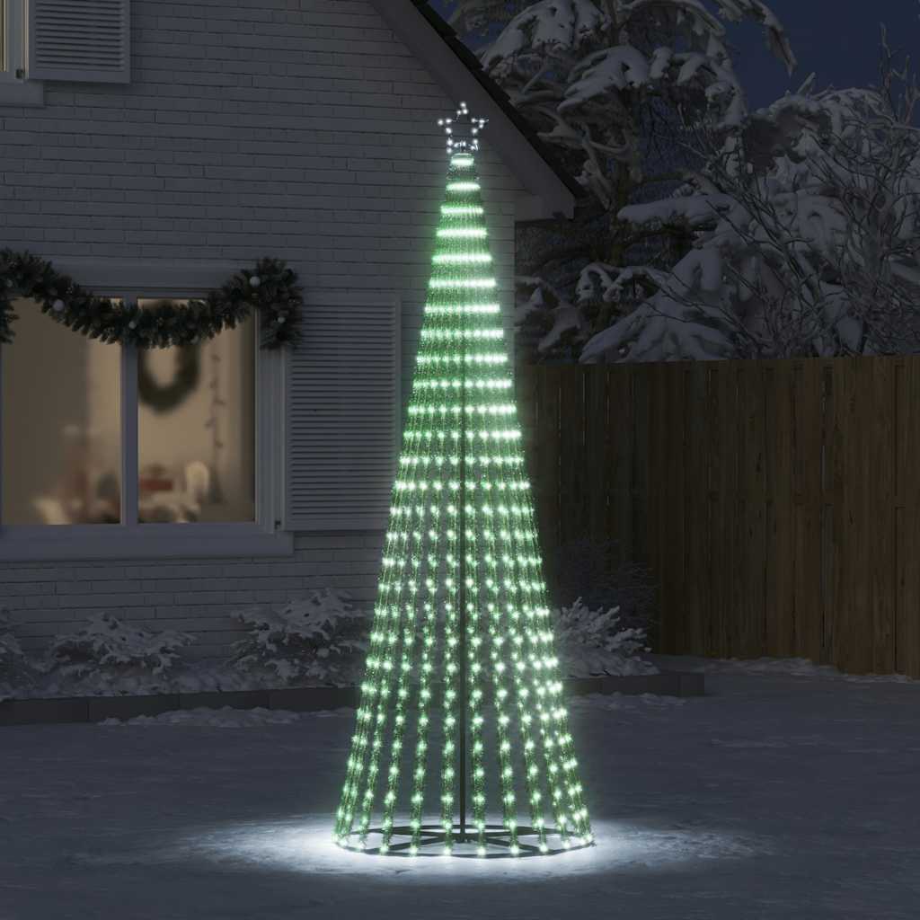 Vidaxxl LED-Weihnachtsbaum 475 LEDs kaltweiß 247 cm