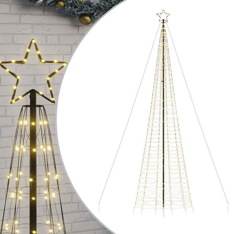 VidaXL LED-Weihnachtsbaum mit Spießen 1534 LEDs warmweiß 500 cm