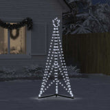 Vidaxxl LED-Weihnachtsbaum 363 LEDs kaltweiß 182 cm