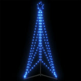 Vidaxxl LED-Weihnachtsbaum 363 LEDs 182 cm blau