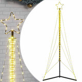 Vidaxxl LED-Weihnachtsbaum 483 LEDs warmweiß 240 cm