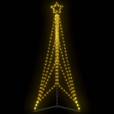 Vidaxxl LED-Weihnachtsbaum 483 LEDs warmweiß 240 cm