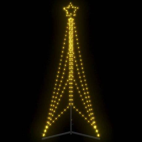 Vidaxxl LED-Weihnachtsbaum 483 LEDs warmweiß 240 cm