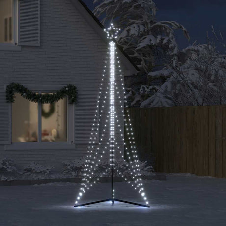 Vidaxxl LED-Weihnachtsbaum 525 LEDs kaltweiß 302 cm