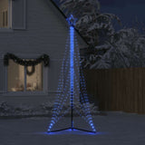 Vidaxl led-kerstboom 525 leds 302 cm blauw