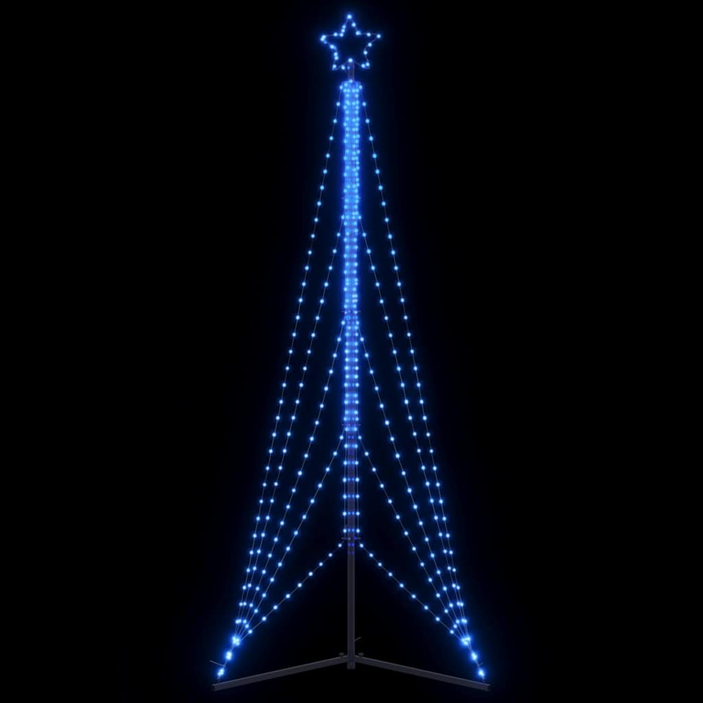 Vidaxxl LED-Weihnachtsbaum 525 LEDs 302 cm blau