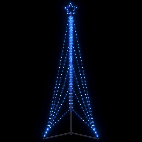 Vidaxxl LED-Weihnachtsbaum 525 LEDs 302 cm blau