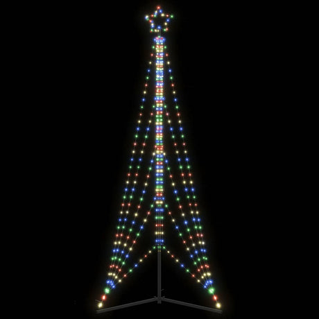Vidaxxl LED-Weihnachtsbaum 525 LEDs bunt 302 cm