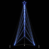 Vidaxxl LED-Weihnachtsbaum 615 LEDs 404,5 cm blau