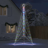 Vidaxl led-kerstboom 615 leds kleurrijk 404,5 cm