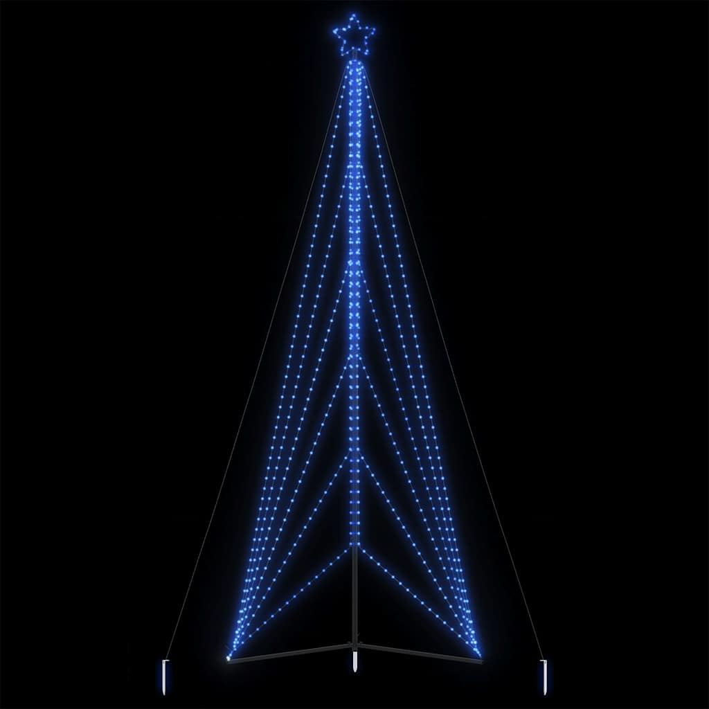 Vidaxxl LED-Weihnachtsbaum 861 LEDs 478 cm blau