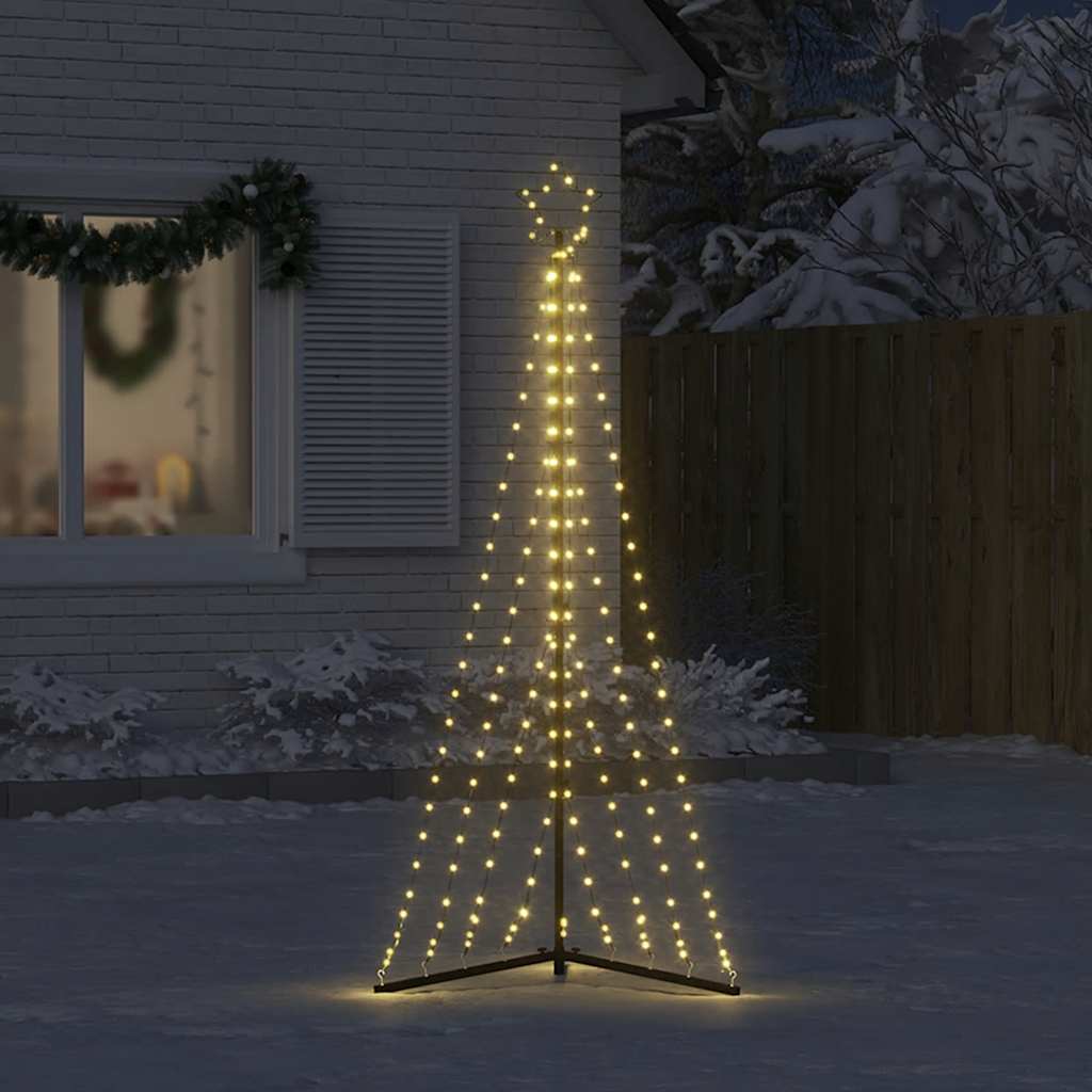 Vidaxxl LED-Weihnachtsbaum 339 LEDs warmweiß 187 cm