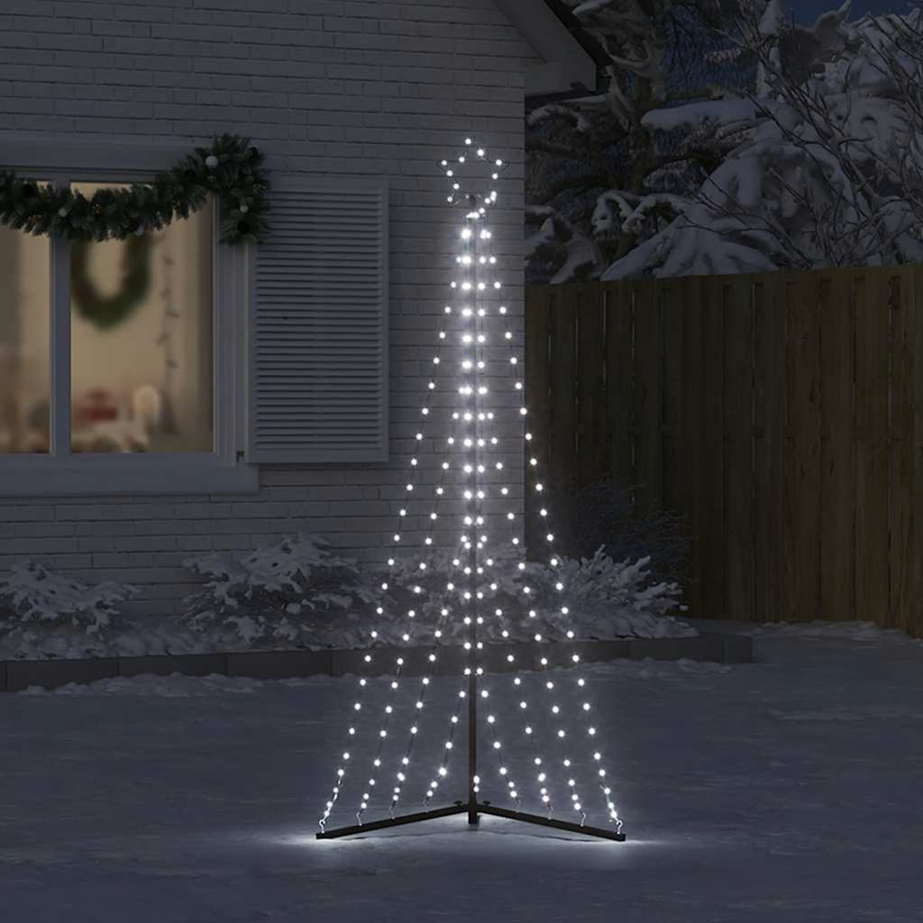 Vidaxl led-kerstboom 339 leds koud wit 187 cm