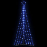 Vidaxxl LED-Weihnachtsbaum 339 LEDs 187 cm blau