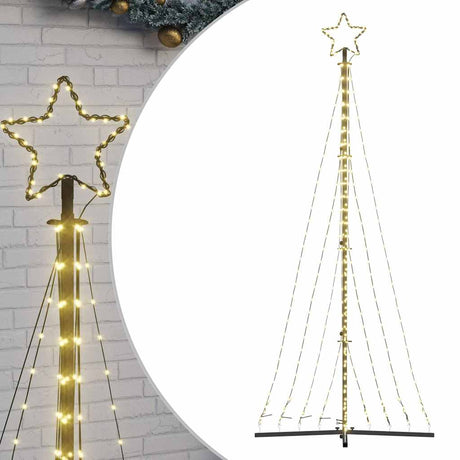 Vidaxxl LED-Weihnachtsbaum 447 LEDs warmweiß 249 cm