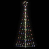 Vidaxxl LED-Weihnachtsbaum 447 LEDs bunt 249 cm