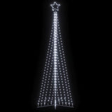 Vidaxxl LED-Weihnachtsbaum 495 LEDs kaltweiß 300,5 cm