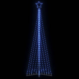 Vidaxl led-kerstboom 495 leds 300,5 cm blauw