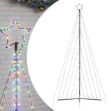 Vidaxl led-kerstboom 570 leds kleurrijk 399 cm