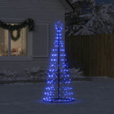 Vidaxxl LED-Weihnachtsbaum 200 LEDs 182 cm blau