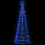 Vidaxxl LED-Weihnachtsbaum 200 LEDs 180 cm blau