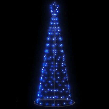 Vidaxxl LED-Weihnachtsbaum 200 LEDs 180 cm blau