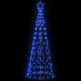 Vidaxxl LED-Weihnachtsbaum 200 LEDs 182 cm blau